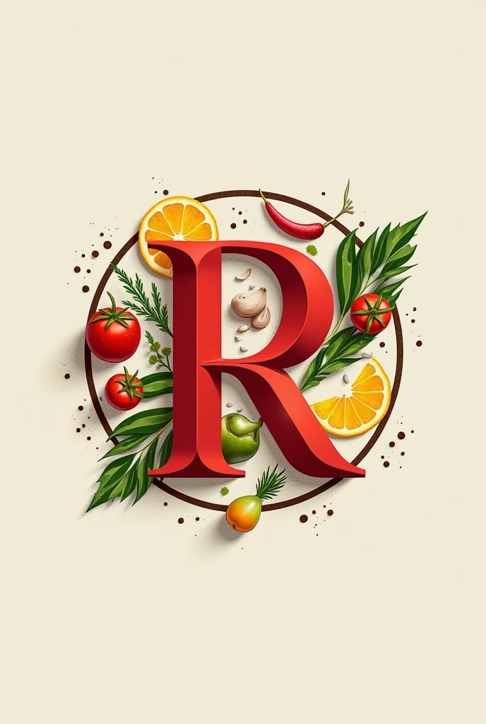 I want logo or dp for my Instagram food account my name is Prathamesh ruke something with Letters PR I do food styling and chef