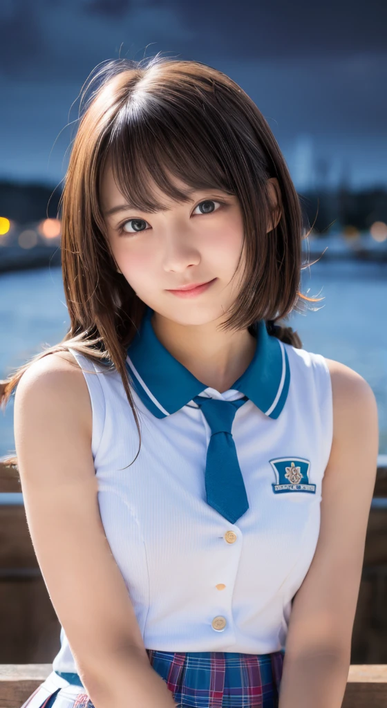 ((cute high school uniform))