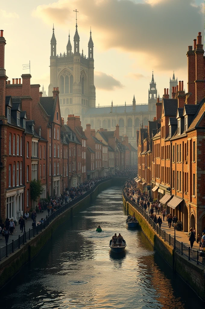 Create video amazing in England city