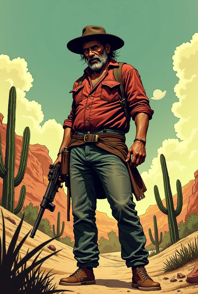 Image of comic about the story Corisco by Luiz Vilela
