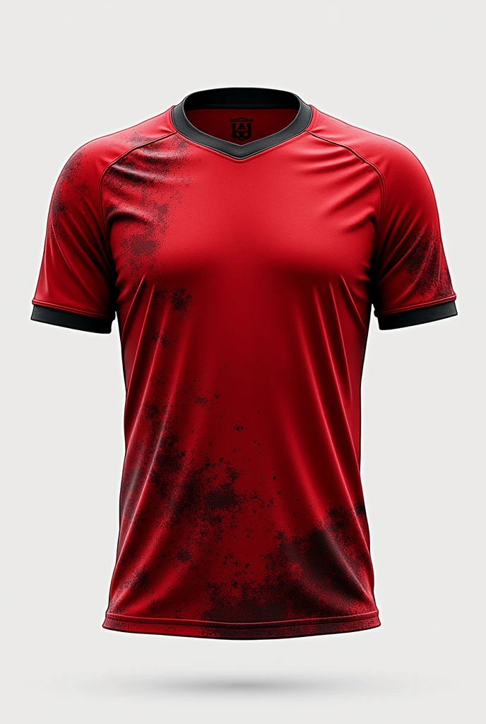 jersey template mockup stone grunge abstract design for football soccer, racing, gaming, run, red color