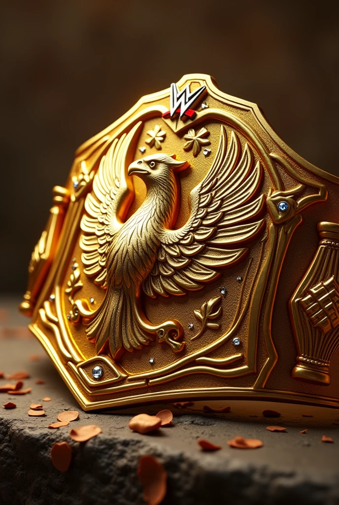 design a wwe golden phoenix junior championship