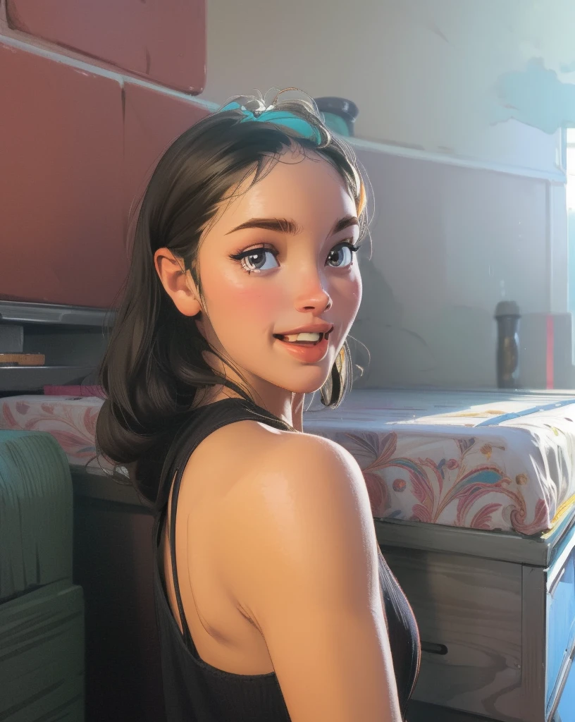 ((Best Quality, 8K, Masterpiece: 1.3)), Pretty, young woman, smooth skin