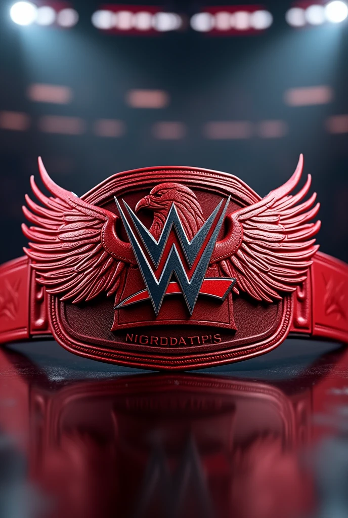 design a wwe red eagle wings junior championship