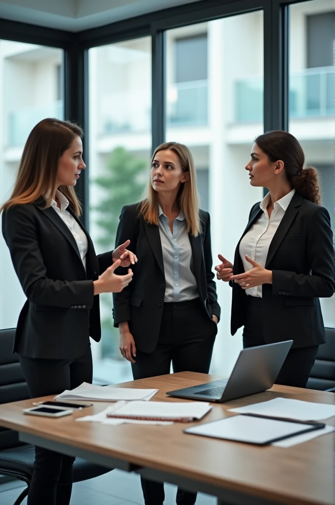 3 women being business administrators
