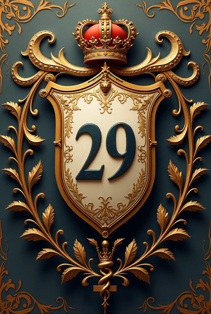 Create a medical heraldic coat of arms containing atm 29/2 ulbra