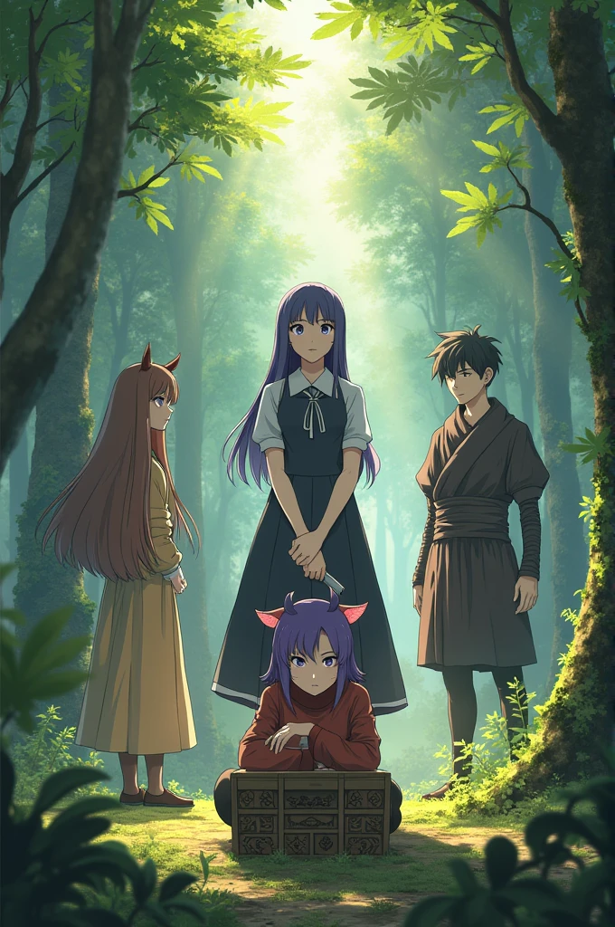 Violet Evergarden, nezuko, shijiro y la princesa mononoke