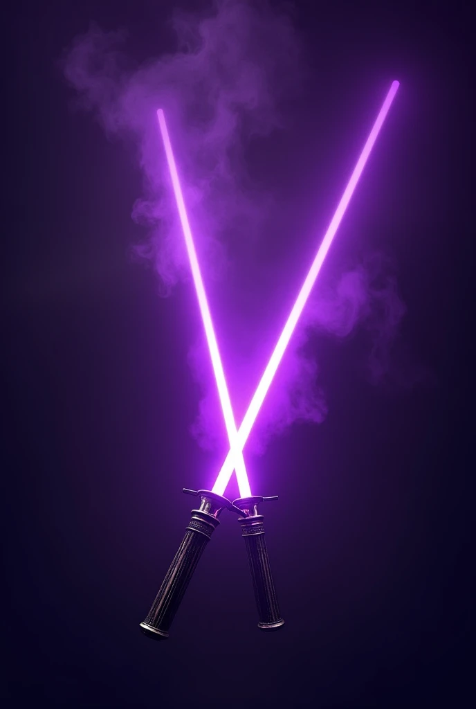  
Lightsaber Nunchaku with the colour purple without a person in the picture(only the nunchaku)