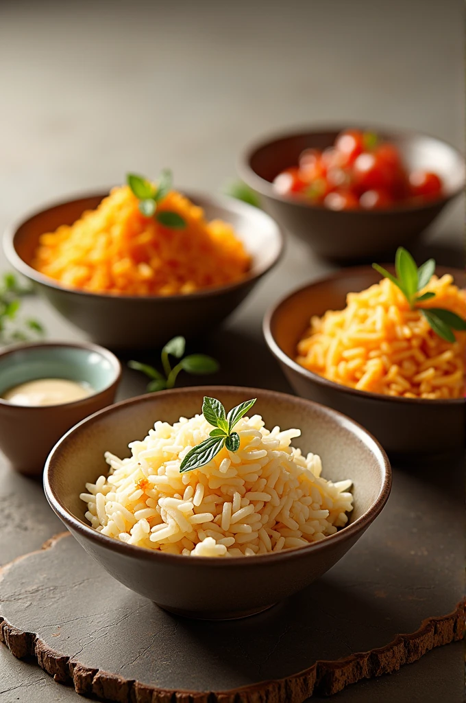 three delights rice, Appetizing 