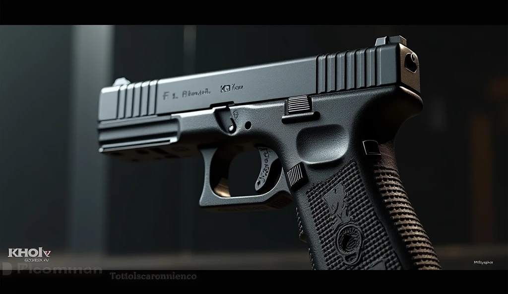 Someone has a gun in their hand on a tiled floor, pistol on his hand, great quality ), alta qualidade], mateus 9 5, segurando pistola, handgun, segurando arma, pistola airsoft, com pistola, very sharp and detailed, holding revolver, segurando uma pistola, qualidade inferior, ultra high quality model, armas perfeitas, very detailed and sharp