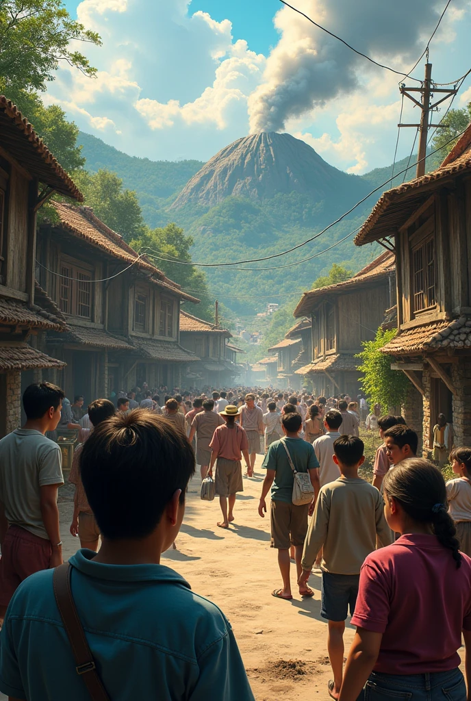 One day, a big problem arose in the village