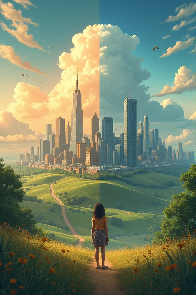 When I my dream was live in cities and when I was 20 years old my dream was live in village