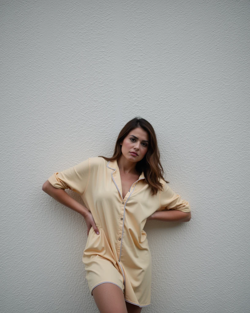 Beautiful 1 woman with brown hair