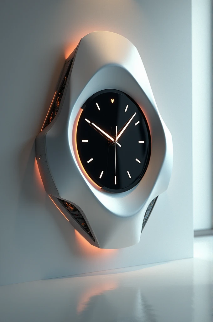 Wall clock design of futuristic design that never existed