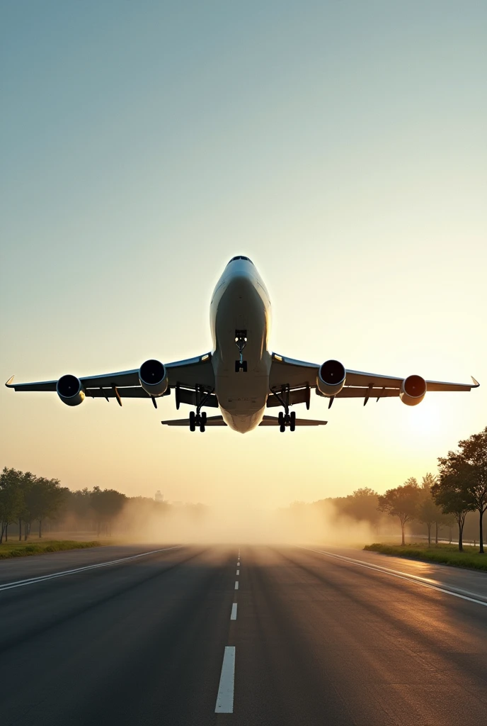 Boeing 747 landing at university of Engineering Technology lahore new campus kala shah kaku