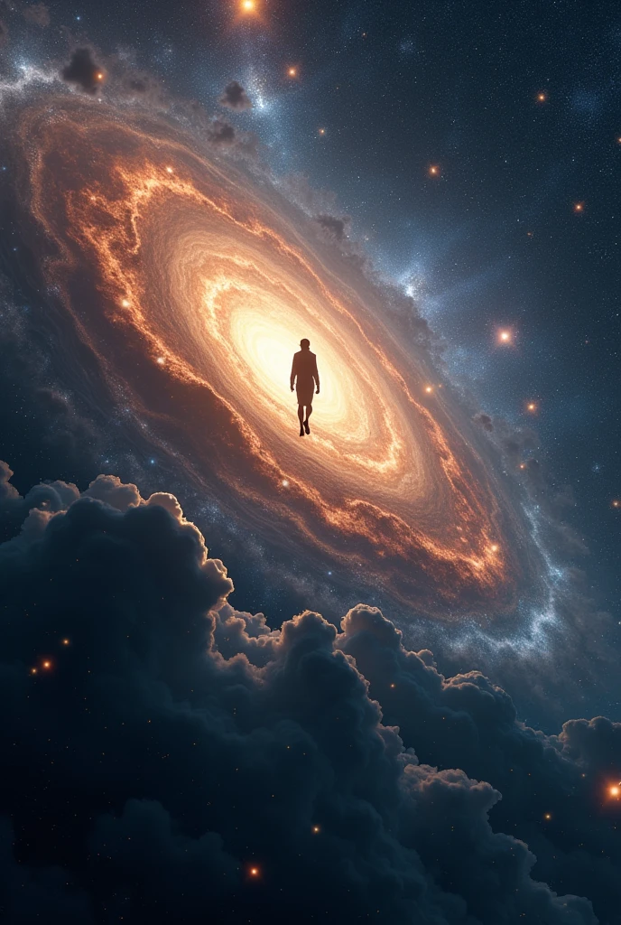 (photorealism:1.2), space with galaxies and stars