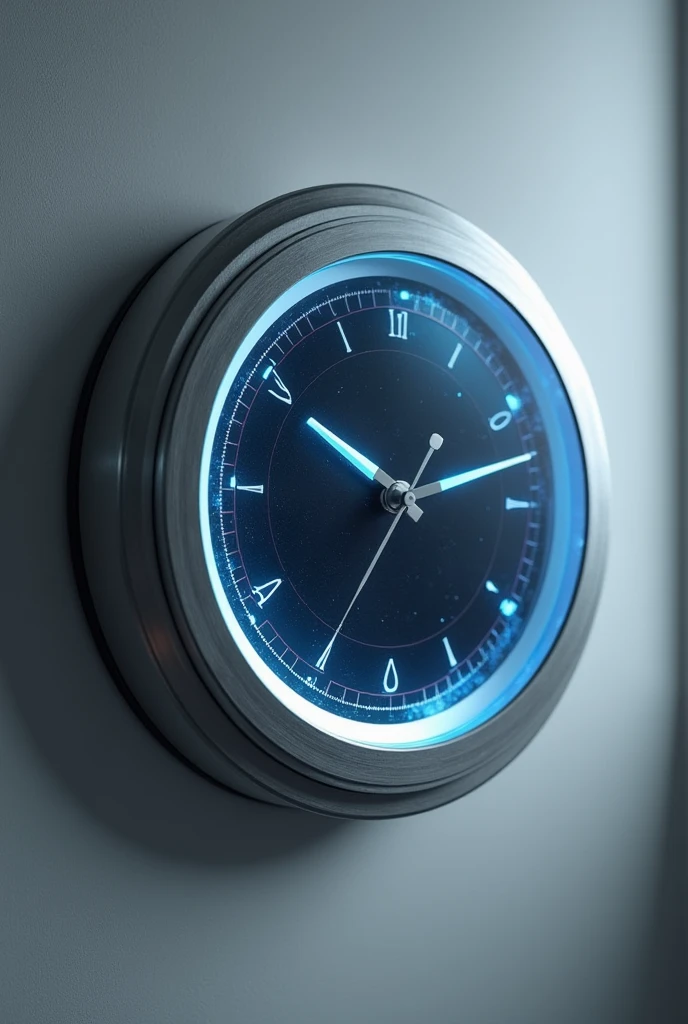 Futuristic wall clock design 