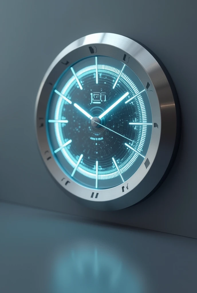 Futuristic wall clock design