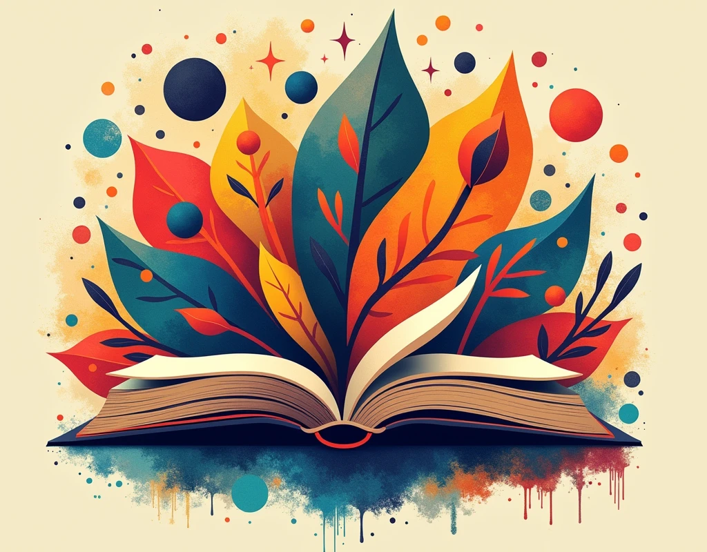 Create an image related to this topic: Education is made with diversity. This image will be printed on a shirt and does not involve people. 