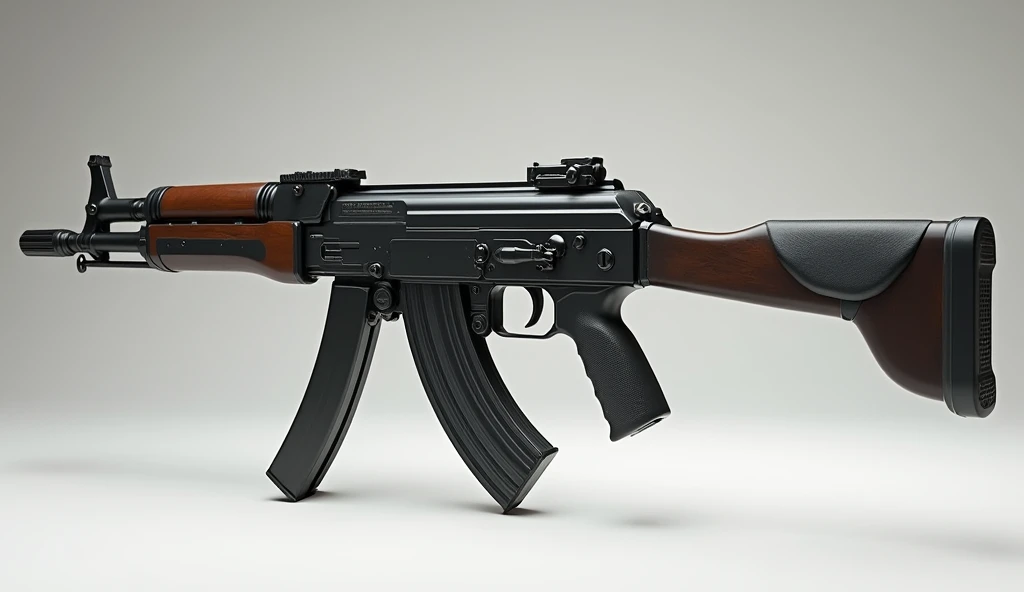 high quality photograph of a SA-58 assault rifle