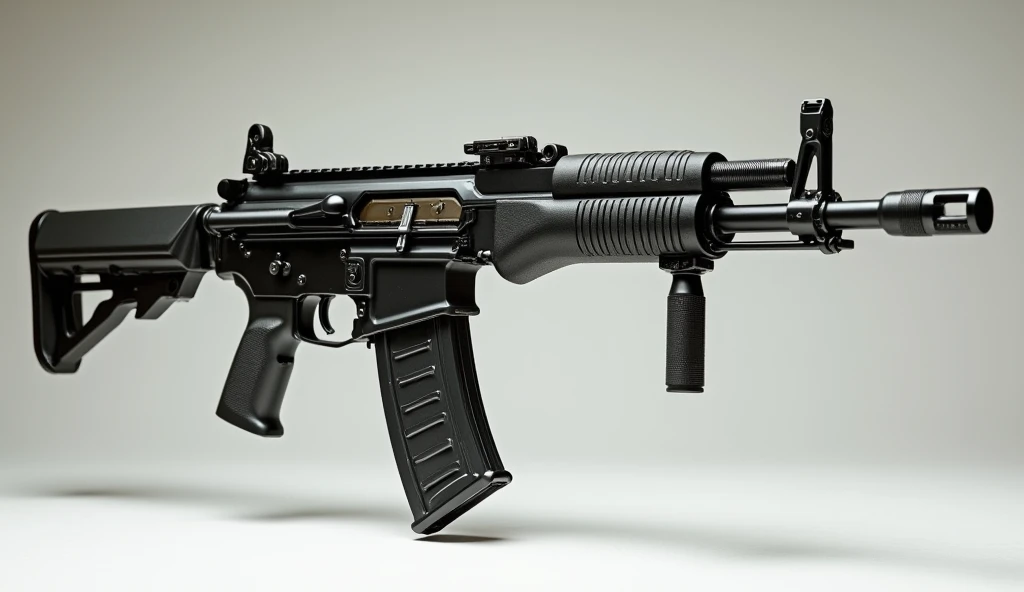 high quality photograph of a SA-58 assault rifle