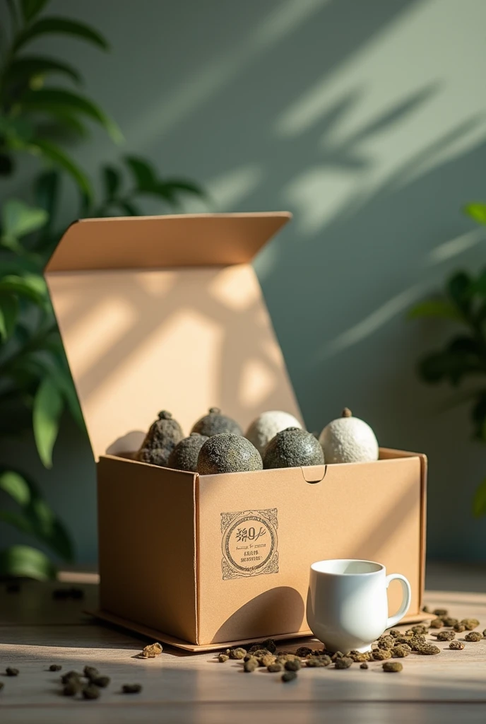 TeaShop brand tea box