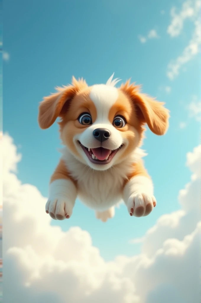 Dog flying 