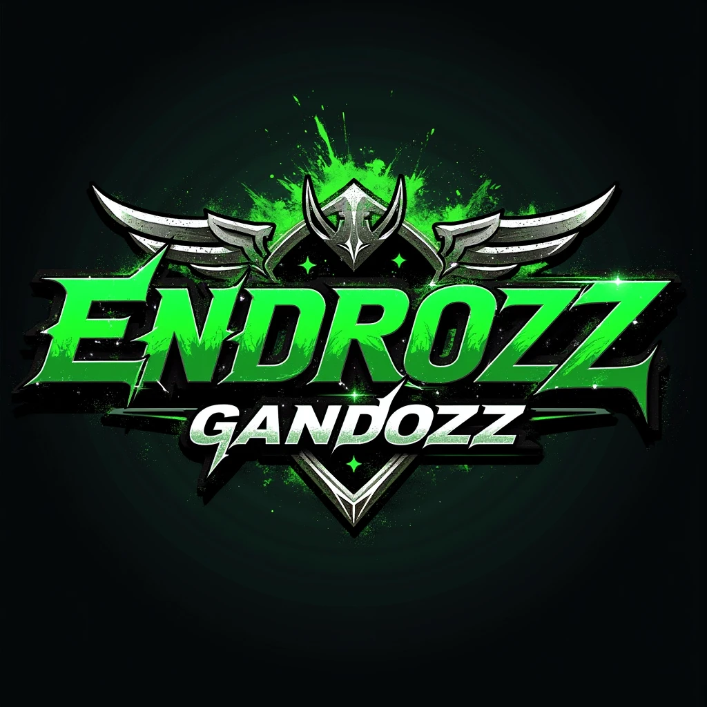 Create Logo Text : Endrozz Gandozz, theme drag moto Racing brand kawasaki ninja R