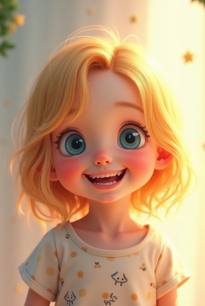 Blonde toddler girl