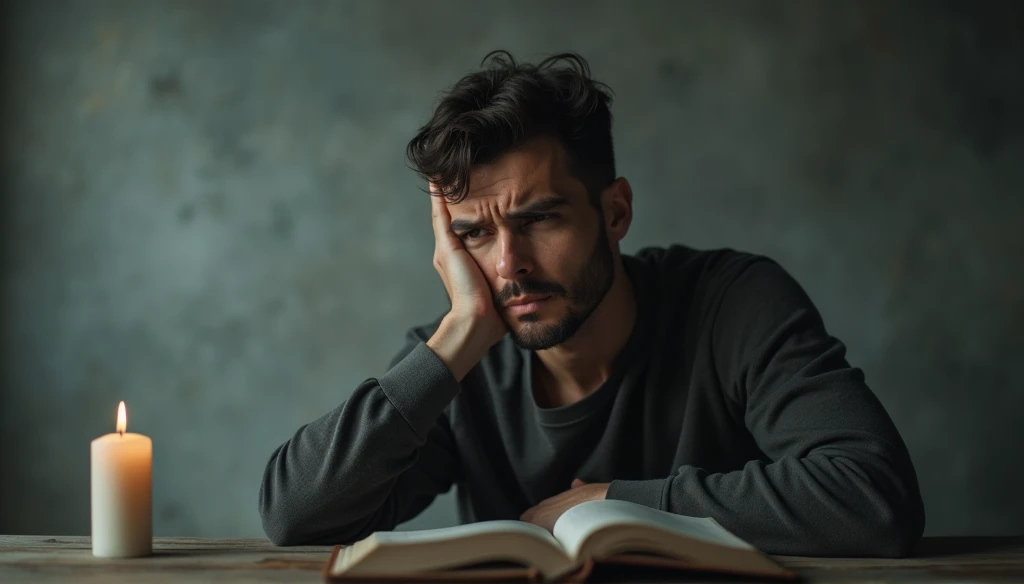 Photo of pensive man searching for answers. What defines trust in our lives? Why some people are able to make us keep our trust, Others bring us to the brink of disillusionment?