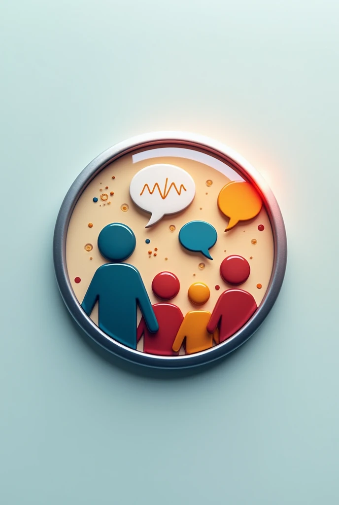 Badge that says communication