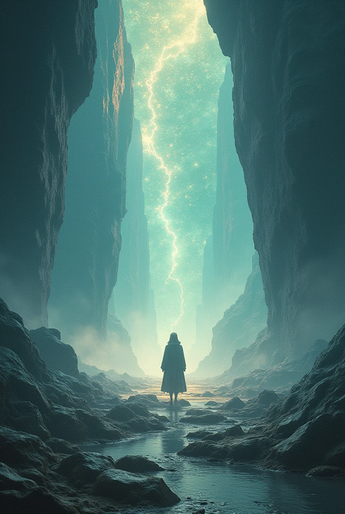 A cool domain expansion a space between space and reality without someone standing 
