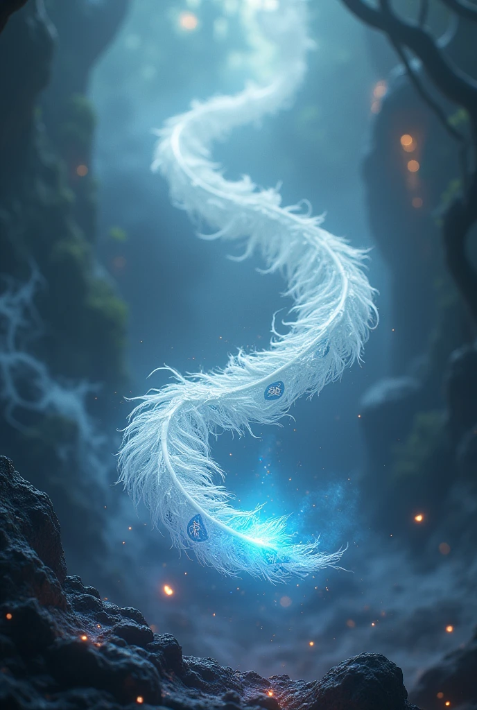 Menu background picture, game magic sorcery fantasy feathers , horizontal