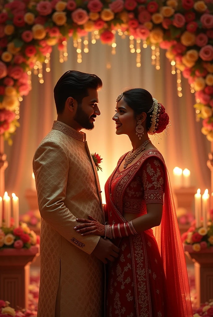Indian marriage image of my and my bf. I want to add my own faces.