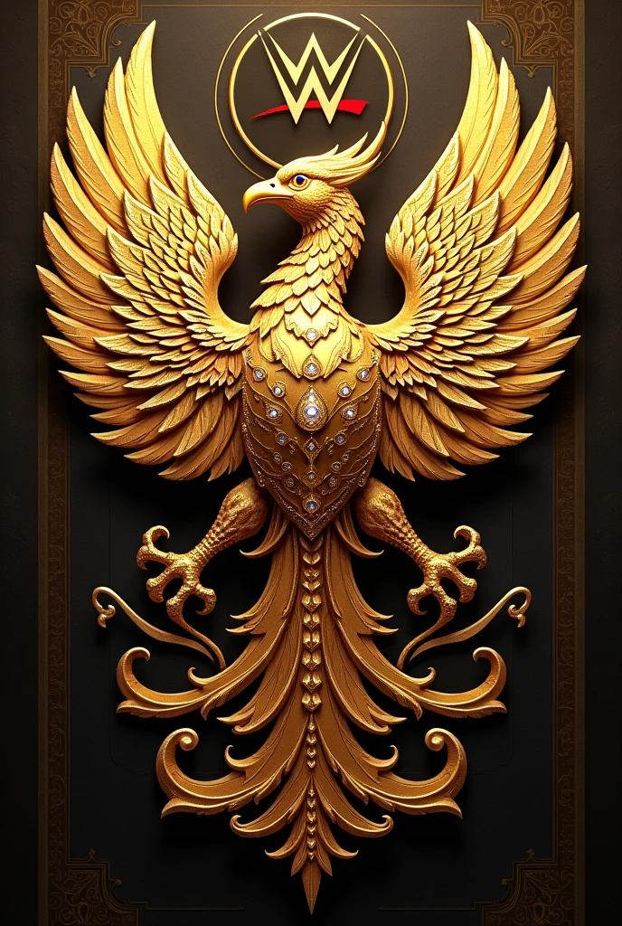 Design a wwe golden phoenix championship