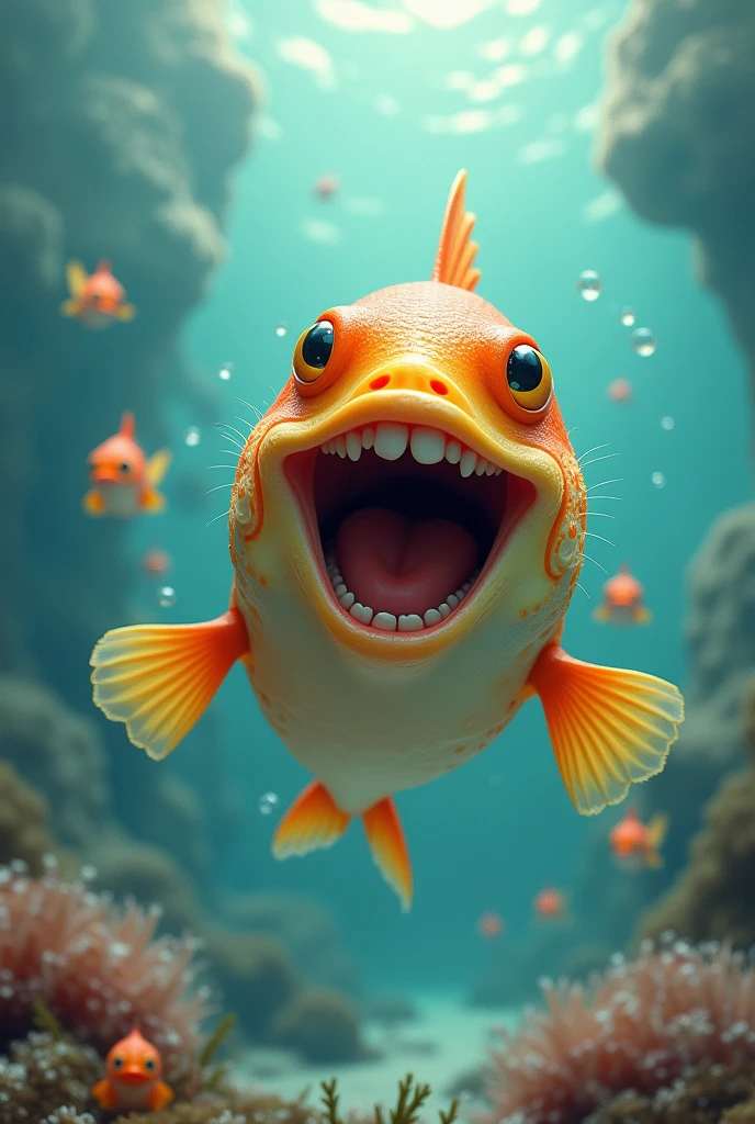 Fish laufing