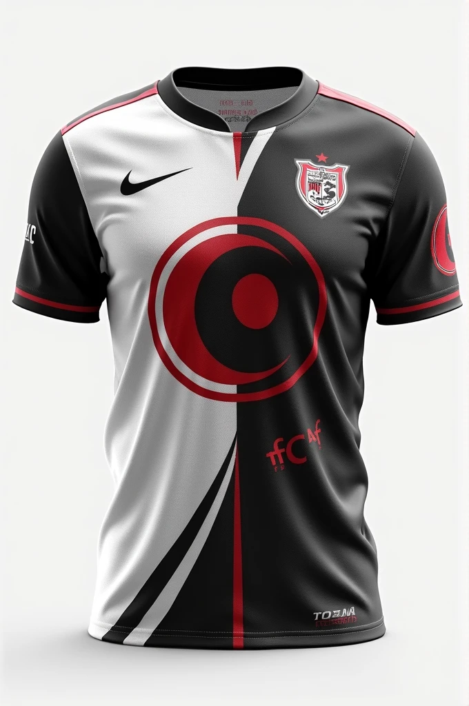 Interclass jersey Team name Torra-Torra FC Ying yang White and black