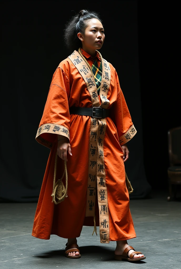 Costume for Speech Choir piece is all about the ability of language as a tool to attain freedom