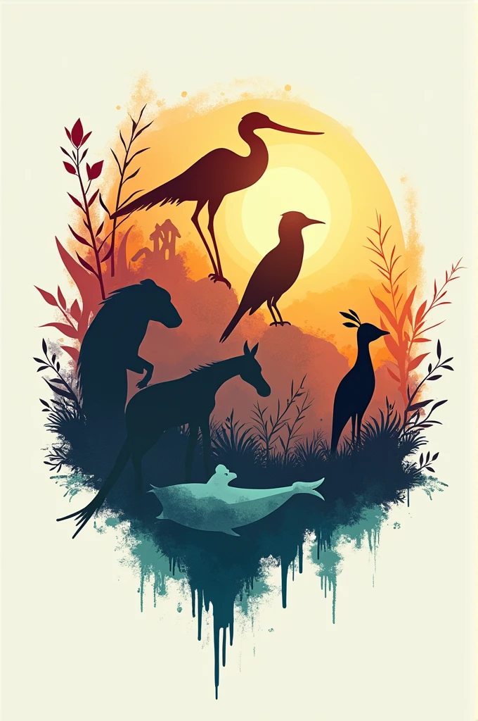 Create a spectacular logo that says animals