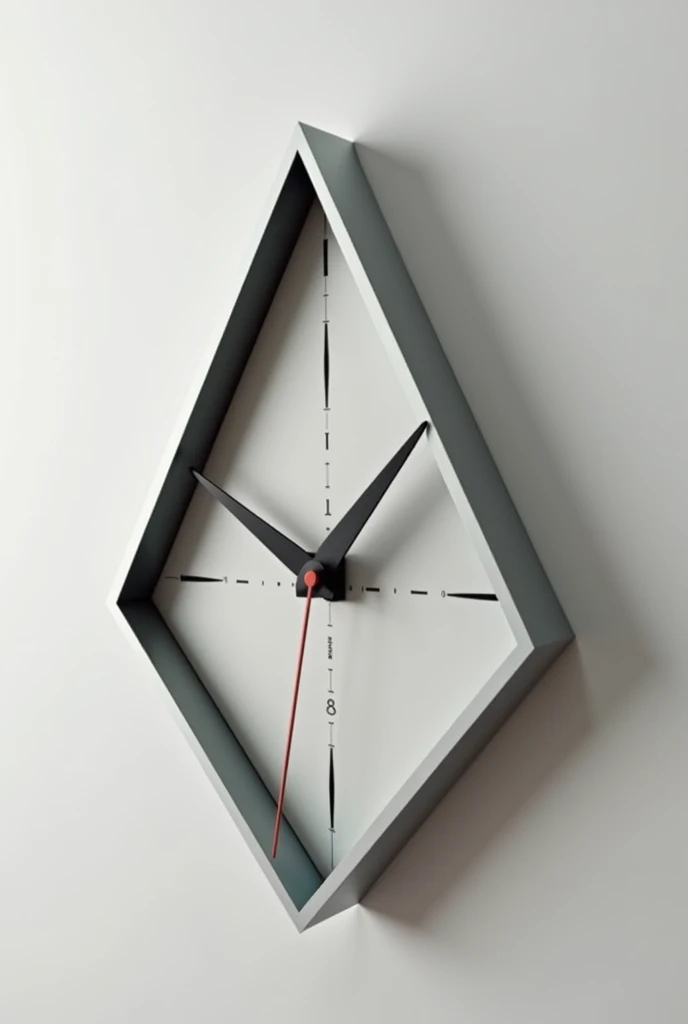 Clock but new structure not circle