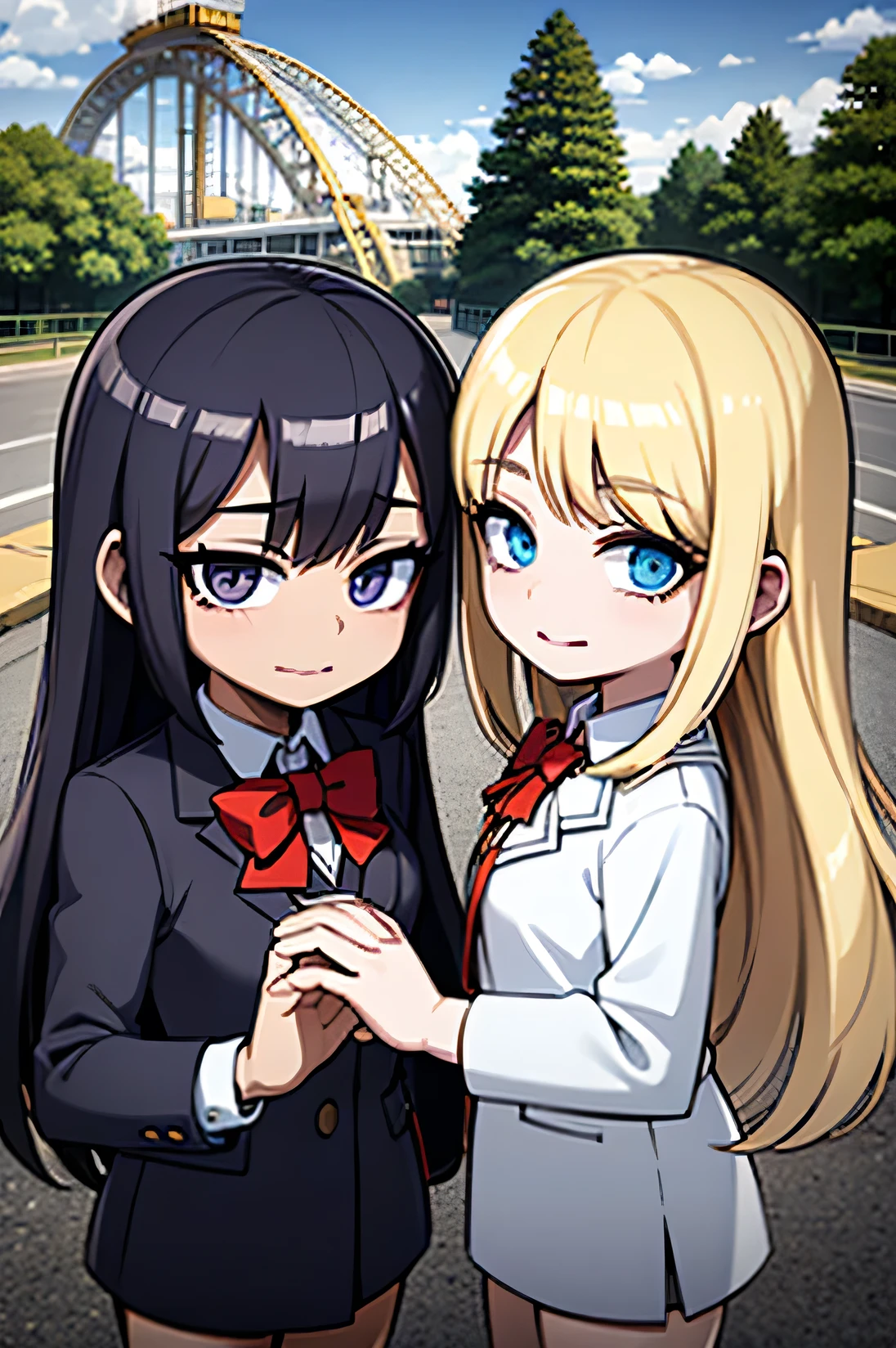 (masterpiece:1.37), best quality, (extremely detailed:1.37), woman, (mature:1.5), (adult:1.5), large breasts, very long hair, (straight hair:1.5), dark purple hair, purple eyes, (extremely detailed eyes:1.37), hoodie, jeans, desperation, (wetting self:2.0), standing, embarrassed, humiliation, blushing, angry, city, futuristic, neon lighting, high-tech, street