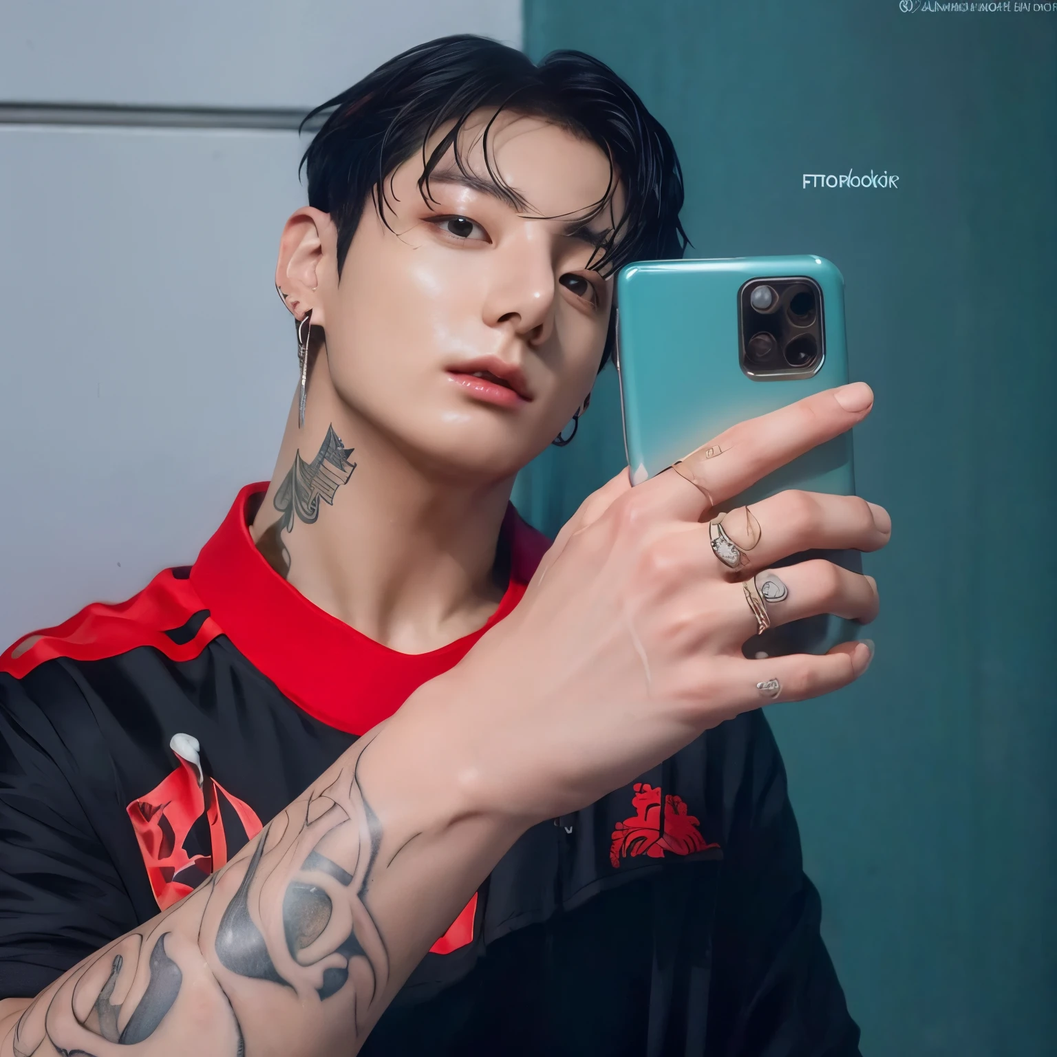 Jungkook do bts face, Fotorrealista, Ultra HD, 8K