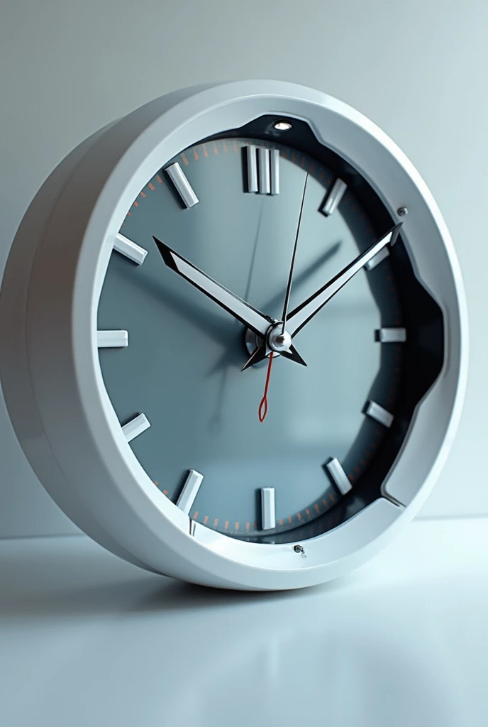 Clock but new structure not circle futuristic
