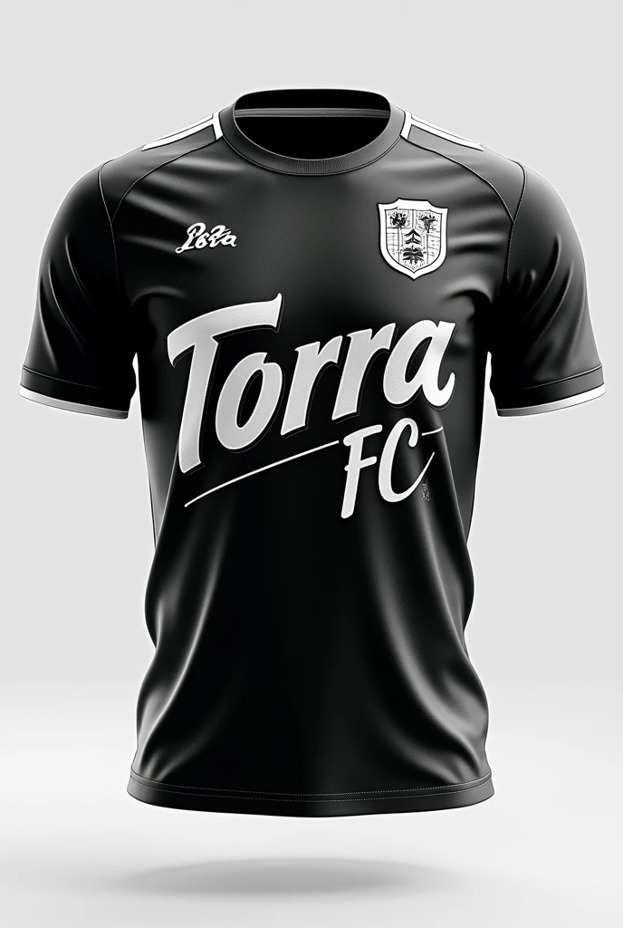 Interclass jersey Team name Torra-Torra FC Written Gregory White and black
