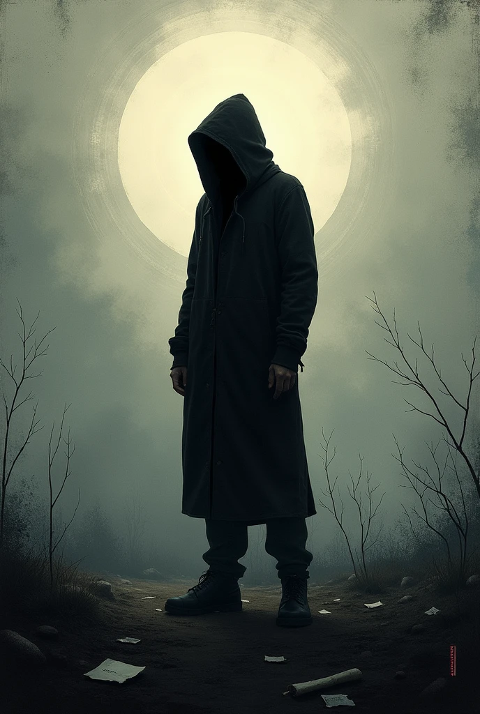 Illustrative image of a book cover with the theme “last words of a suicide”