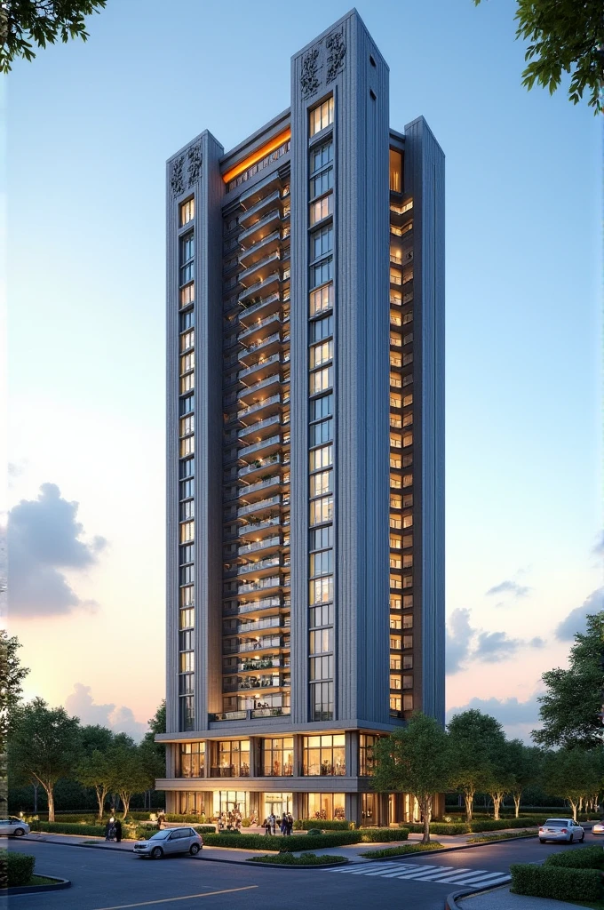 28 storey building named krishna nagar