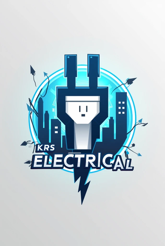 logo for my business with related to Electrical services which is the name of KRS electrical