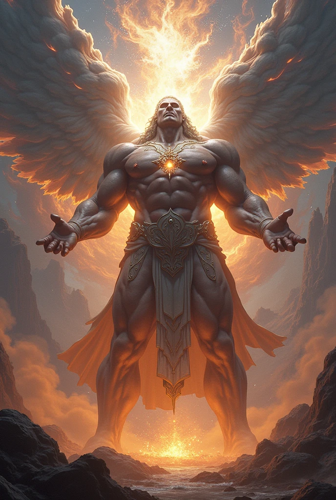 Make a god with powerful arms