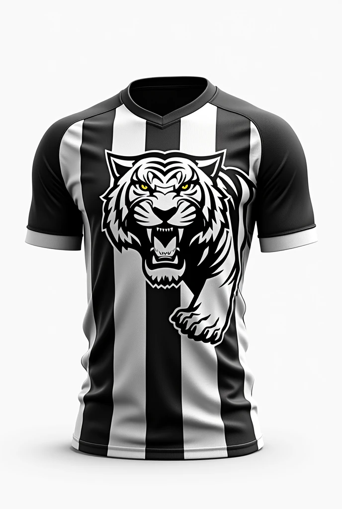 Interclass jersey Team name Torra-Torra FC With a tiger White and black