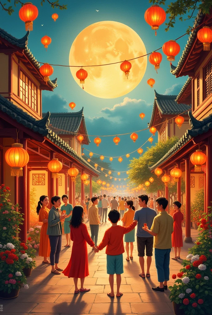 Painting Mid-Autumn Festival in Vietnam